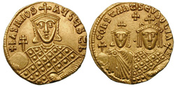 Byzantine gold Solidus