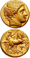 greek gold coin